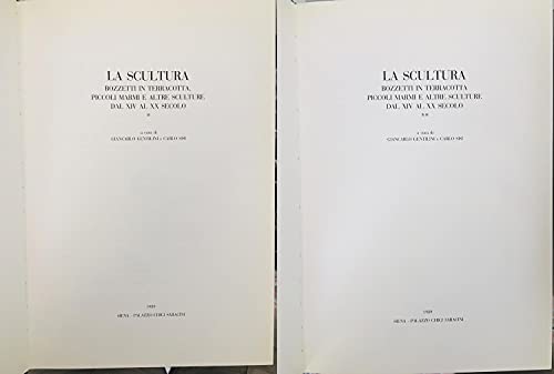 Beispielbild fr La Scultura Bozzetti in Terracotta, Piccoli Marmi e Altre Sculture Dal XIV al XX Secolo [Complete Two Volume Set] zum Verkauf von Prior Books Ltd
