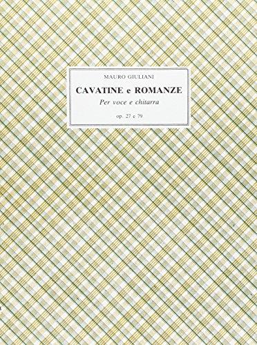 9788872427224: Cavatine e Romanze per voce e chitarra. op.27 e 79.