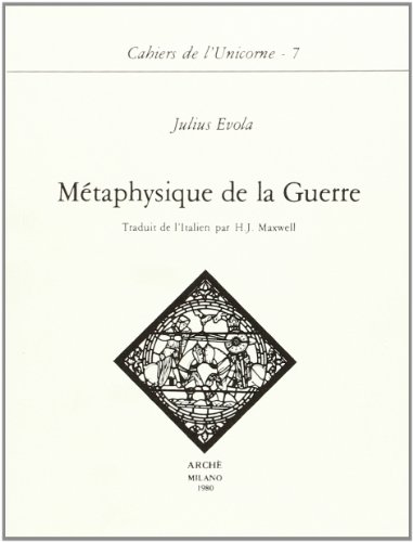 Imagen de archivo de METAPHYSIQUE DE LA GUERRE JULIUS, EVOLA a la venta por Brook Bookstore