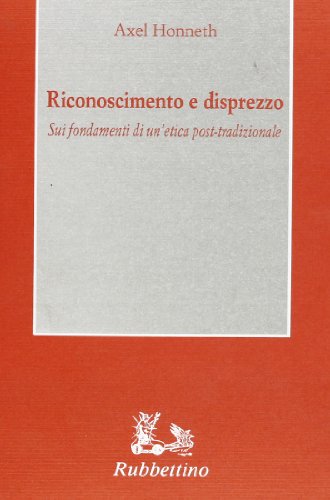 Riconoscimento e disprezzo (9788872841310) by Unknown Author