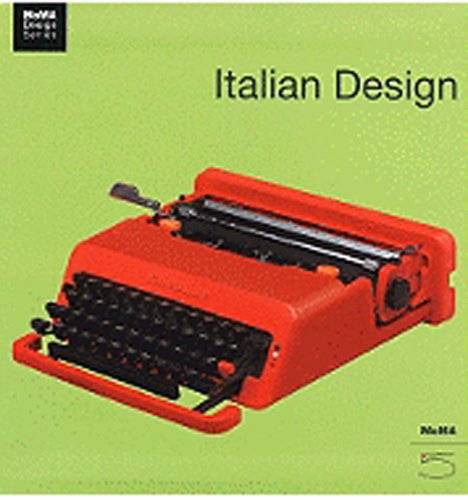 9788874394906: Italian design: Moma Design Series