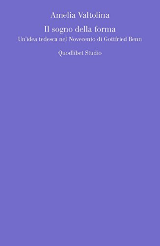 9788874626014: SOGNO DELLA FORMA. UN'IDEA TEDESCA NEL N