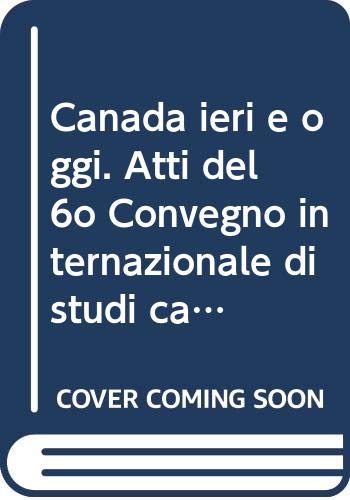 Stock image for Canada Ieri E Oggi for sale by Kennys Bookstore