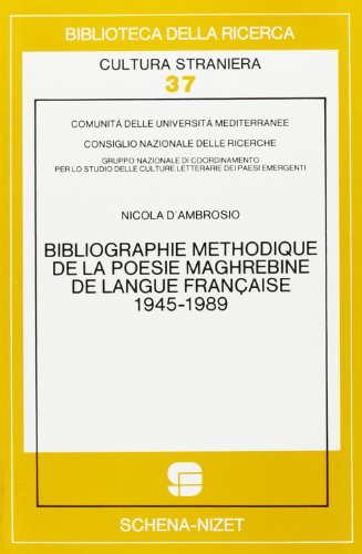 Imagen de archivo de Posie maghrbine de langue franaise, 1945-1989 a la venta por Ammareal