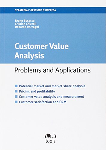 Beispielbild fr Customer value analysis zum Verkauf von libreriauniversitaria.it