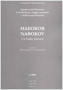 Stock image for Nabokov. Un'eredit letteraria for sale by Raritan River Books