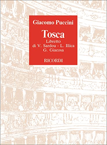 9788875920067: Tosca. Opera in 3 atti da V. Sardon. Musica di G. Puccini