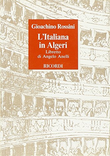 Imagen de archivo de L Italiana in Algeri it Lib a la venta por Gabis Bcherlager