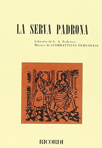 9788875922696: La Serva Padrona