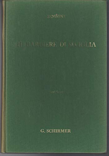 9788875925093: Il barbiere di Siviglia. Melodramma buffo in due atti. Ediz. italiana e inglese