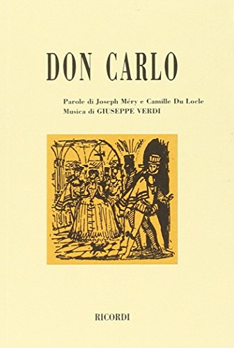 Beispielbild fr Don Carlo (5 Atti) zum Verkauf von Ammareal