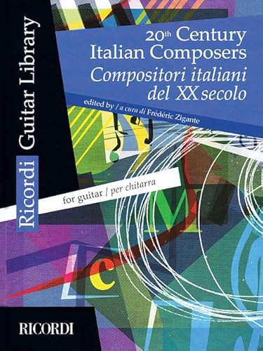 9788875929084: 20th Century Italian Composers: Guitar (Ricordi Guitar Library)