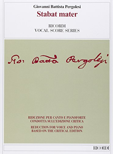 9788875929763: Stabat Mater. Riduzione per canto e pianoforte condotta sull'edizione critica della partitura: Ricordi Opera Vocal Score Series (Ediz.critica delle opere di G. Puccini)