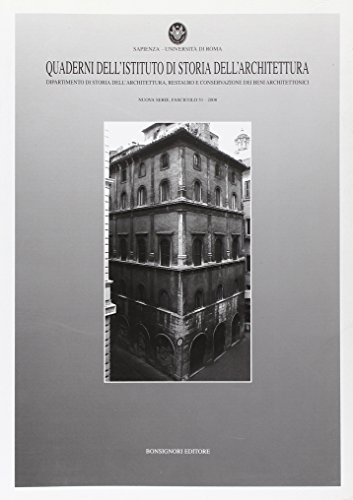 9788875974077: Quaderno dell'Istituto di storia dell'architettura (Vol. 51)