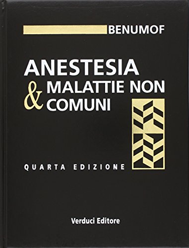 Imagen de archivo de Anestesia e malattie non comuni a la venta por Libro Co. Italia Srl