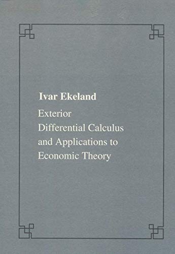 Beispielbild fr Exterior differential calculus and applications to economic theory (Publications of the Scuola Normale Superiore) zum Verkauf von Reuseabook