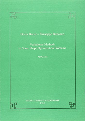 Beispielbild fr Variational Methods in Some Shape Optimization Problems zum Verkauf von Blackwell's