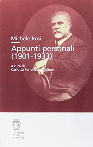 Stock image for Appunti Personali (1901-1933). for sale by FIRENZELIBRI SRL