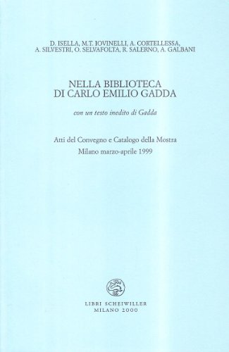 Nella Biblioteca di Carlo Emilio Gadda.