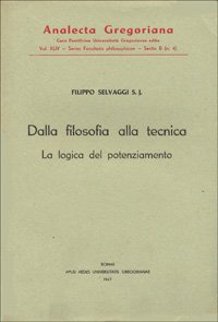 Imagen de archivo de Dalla Filosofia Alla Tecnica a la venta por ISD LLC