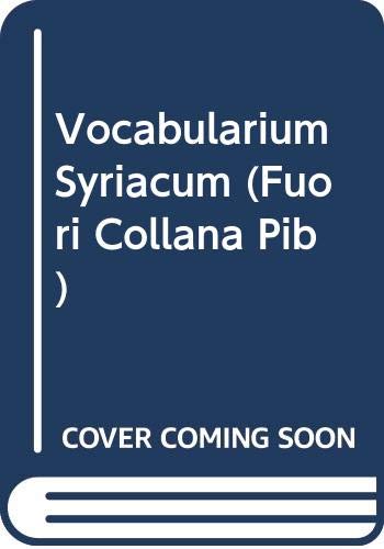 Imagen de archivo de Vocabularium Syriacum a la venta por ISD LLC