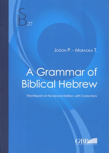 9788876536298: A Grammar of Biblical Hebrew (Subsidia Biblica)