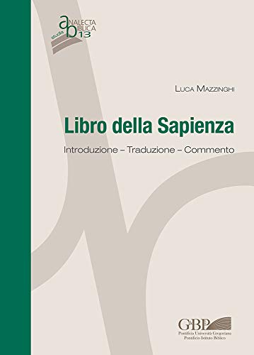 Beispielbild fr Libro della Sapienza zum Verkauf von ISD LLC
