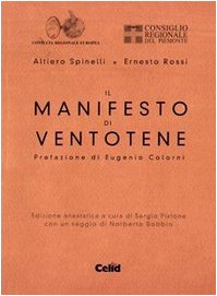 9788876614897: Il manifesto di Ventotene (rist. anast.)