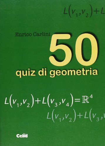 Beispielbild fr 50 quiz di geometria zum Verkauf von libreriauniversitaria.it