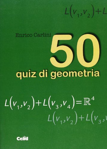 Imagen de archivo de 50 quiz di geometria a la venta por libreriauniversitaria.it