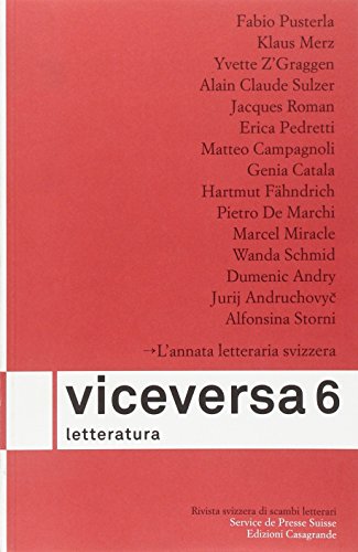 Beispielbild fr Viceversa. Letteratura (Vol. 6) zum Verkauf von medimops