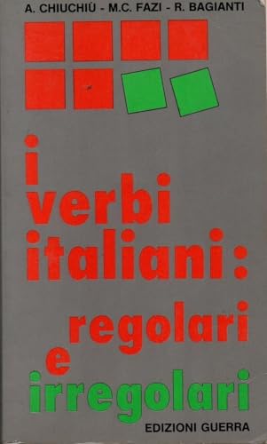 Imagen de archivo de I verbi italiani: Regolari e irregolari (Italian Edition) a la venta por ThriftBooks-Atlanta