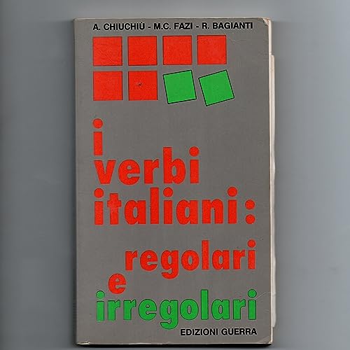 9788877150080: I Verbi Italiani: Regolari e Irregolari