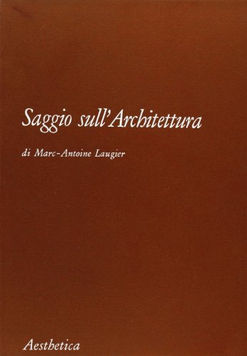 Beispielbild fr Saggio sull'architettura zum Verkauf von The Book Archive