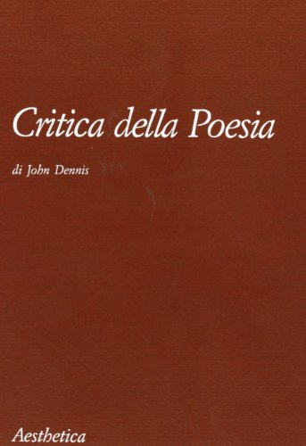 Beispielbild fr Critica della poesia zum Verkauf von medimops