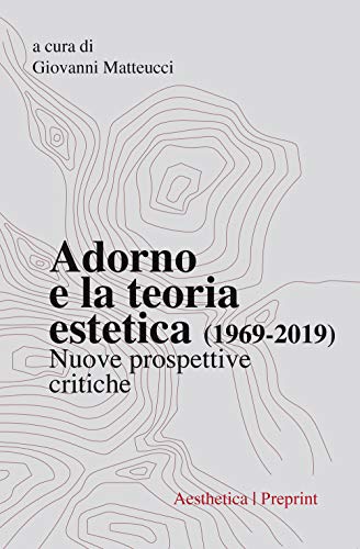 Stock image for ADORNO E LA TEORIA ESTETICA 20 for sale by Brook Bookstore On Demand