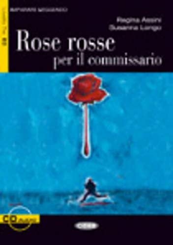 9788877549044: Imparare leggendo: Rose rosse per il commissario + CD