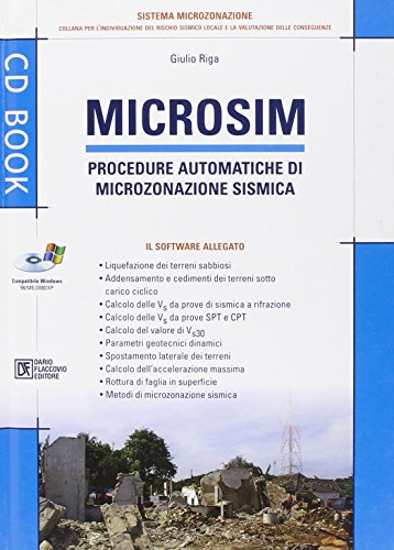 9788877588043: Microsim. Procedure automatiche di microzonazione sismica. Con CD-ROM