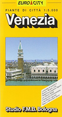 Stock image for Venezia, pianta della citta` (Euro-City) (Italian Edition) for sale by HPB Inc.