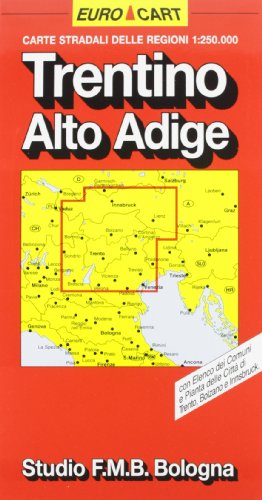 Trentino Alto Adige. Sudtirol 1:250.000