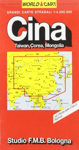 9788877752581: Cina. Taiwan. Corea. Mongolia 1:4.000.000 (Euro Cart)