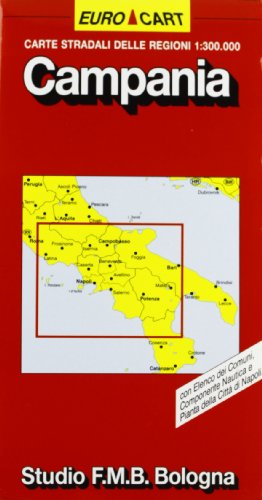 Beispielbild fr Carte stradali delle regioni 1:300.000: Con elenco dei comuni, componente nautica e pianta della citta di Napoli (Euro-Cart)(Campania) zum Verkauf von libreriauniversitaria.it