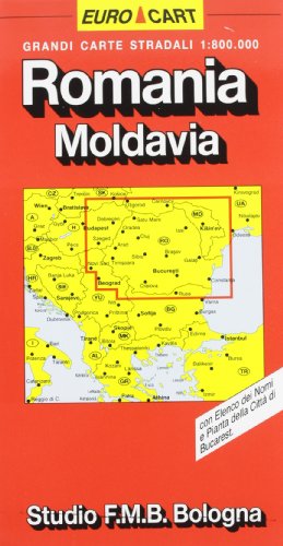 9788877755247: Romania. Moldavia 1:800.000