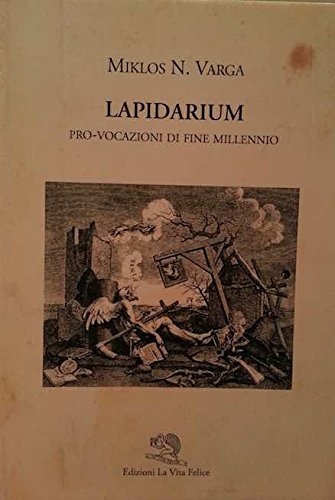 Imagen de archivo de Lapidarium Pro-Vocazioni Di Fine Millennio a la venta por Il Salvalibro s.n.c. di Moscati Giovanni