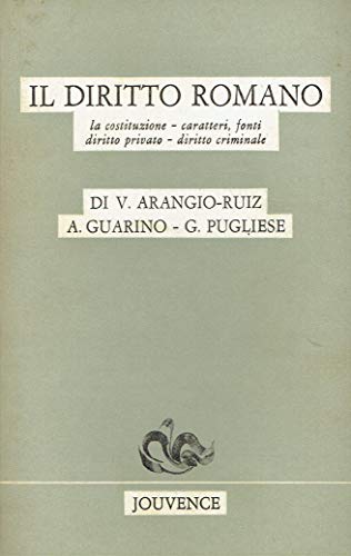 9788878010116: Il diritto romano. La costituzione, caratteri, fonti, diritto privato, diritto criminale (Guide)