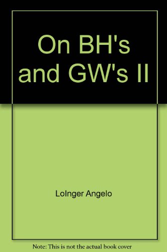Stock image for On BH's and GW's II for sale by Webbooks, Wigtown
