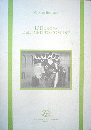 Imagen de archivo de L'Europa del diritto comune (I libri di Erice) a la venta por medimops