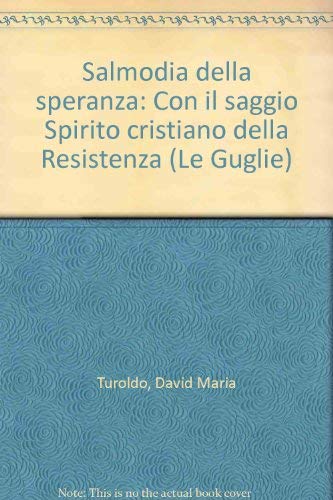 9788878364042: Salmodia della speranza