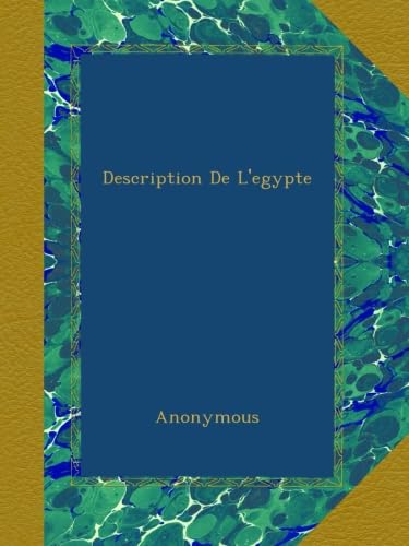 9788878443228: Description De L'egypte