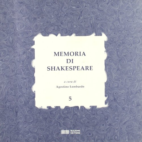 Stock image for Memoria di Shakespeare for sale by medimops